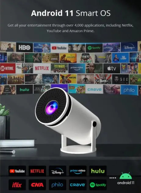 HD Projector - Transformeer je woonruimte in een mini-bioscoop
