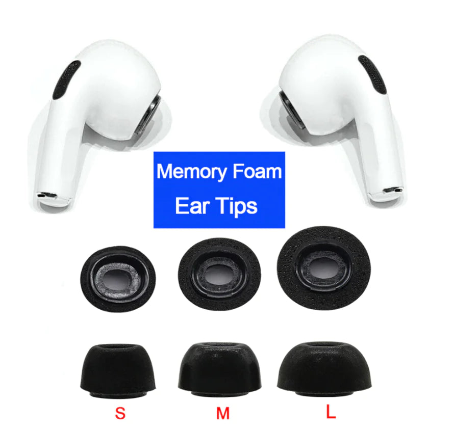 Vervangende Oordopjes voor Apple AirPods Pro – Memory Foam (3 Paar)