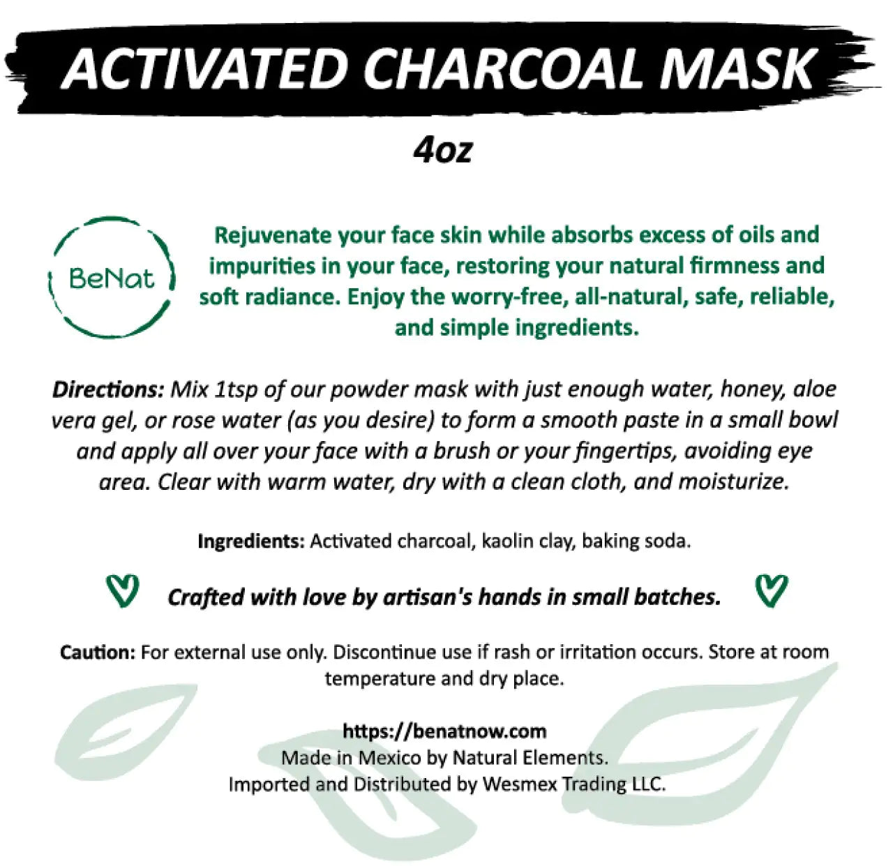 Geactiveerd Houtskool Masker