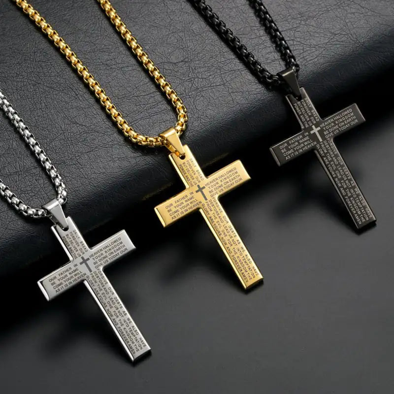 Ketting Large Cross - Voor Mannen