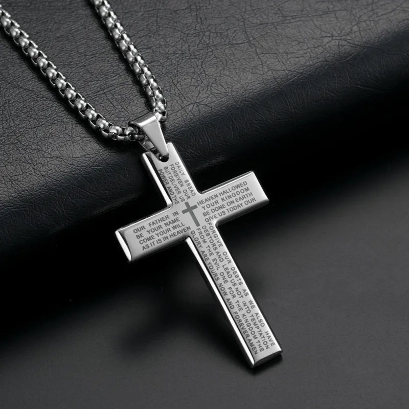 Ketting Large Cross - Voor Mannen