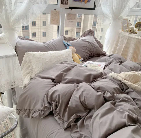 Lace Three-Piece Bed Set