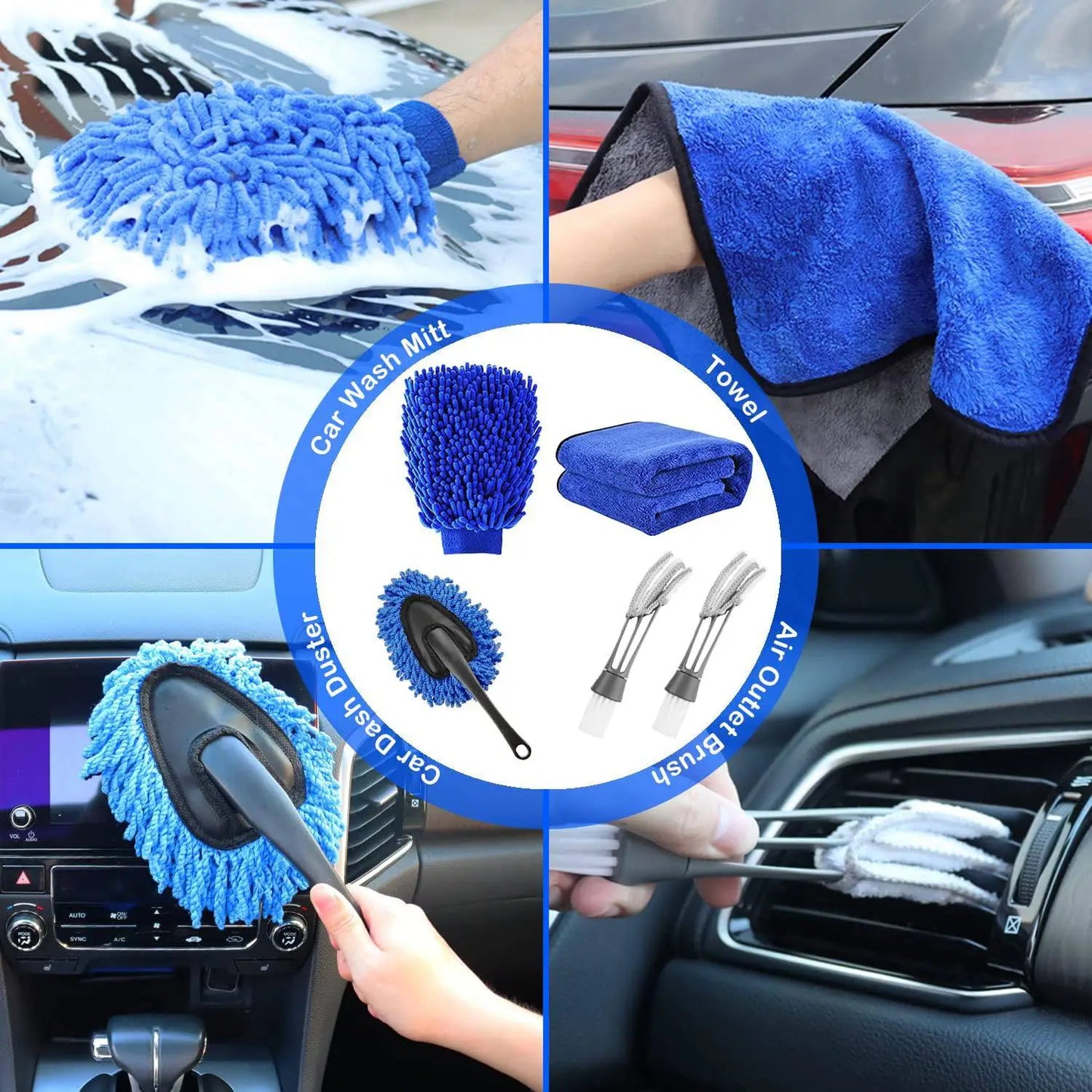 26-delige Auto Detailing Borstelset voor Boor