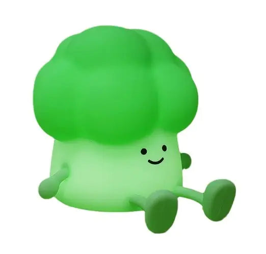 Creatieve Cartoon Broccoli Siliconen Nachtlamp