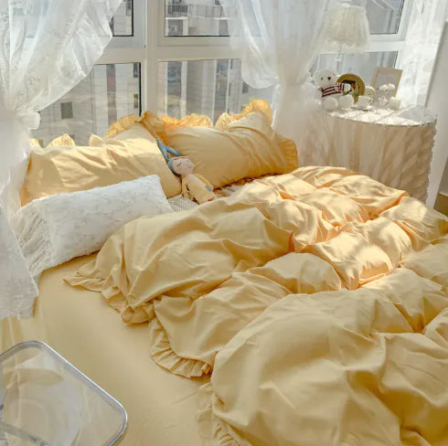 Lace Three-Piece Bed Set