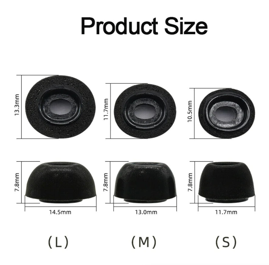 Vervangende Oordopjes voor Apple AirPods Pro – Memory Foam (3 Paar)
