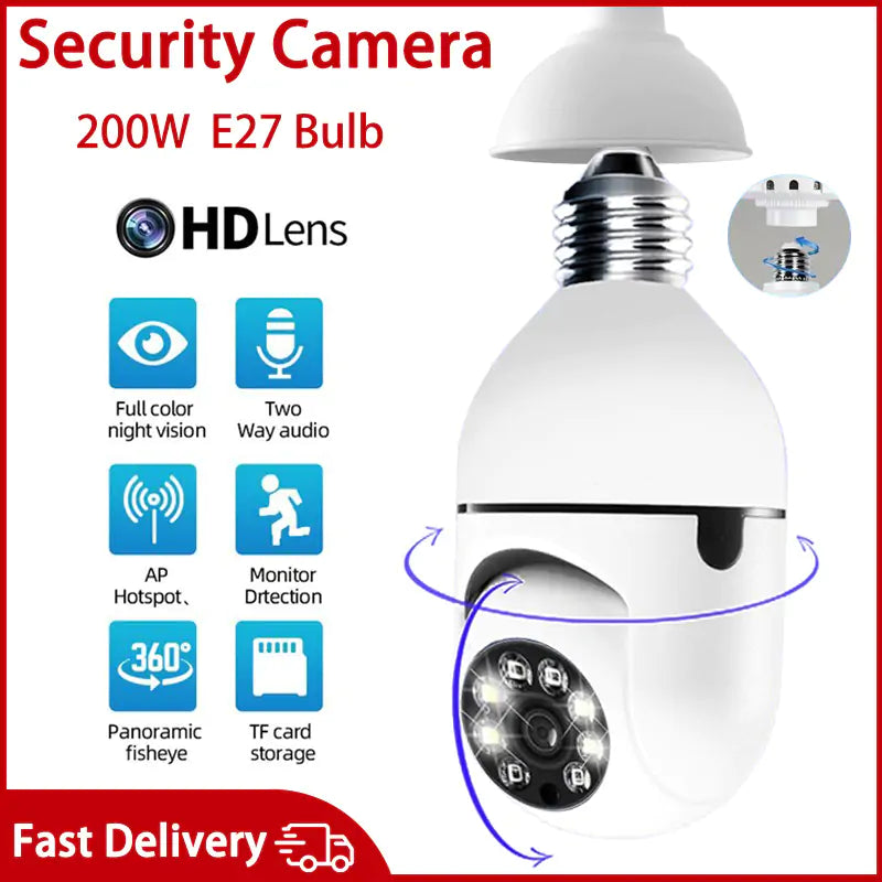Sercurity Camera - Met Lampfitting