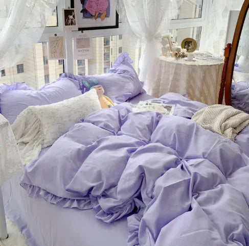 Lace Three-Piece Bed Set