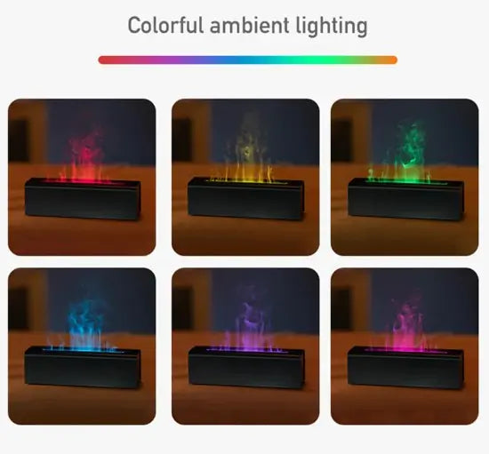 Flame Aromatherapie Diffuser Luchtbevochtiger