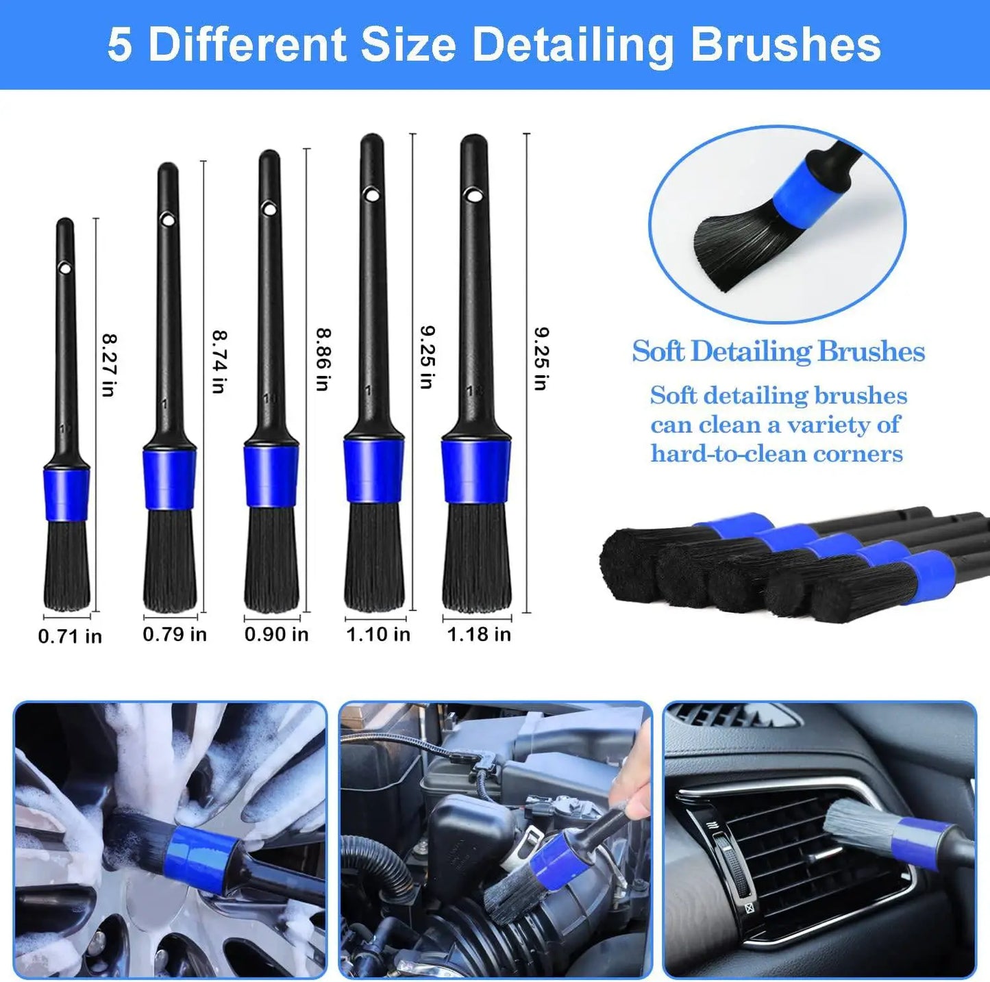 26-delige Auto Detailing Borstelset voor Boor
