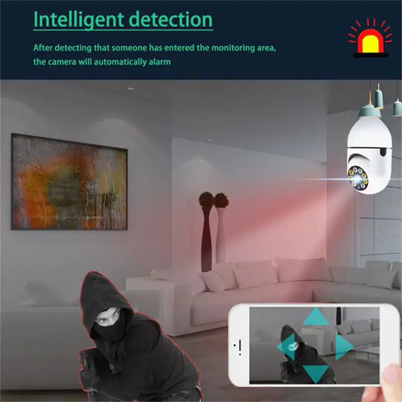 Sercurity Camera - Met Lampfitting
