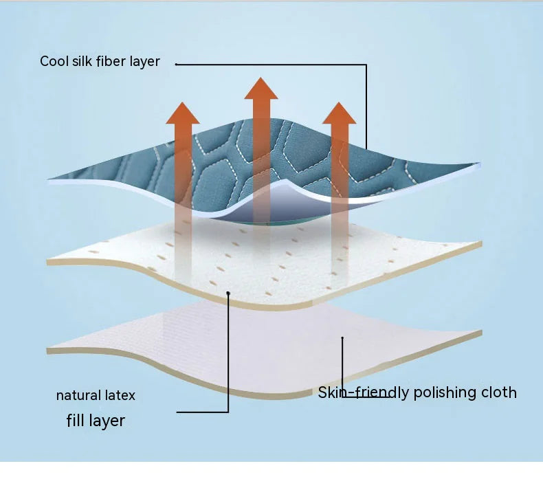 Ice Silk Latex Bedzijde Kussen