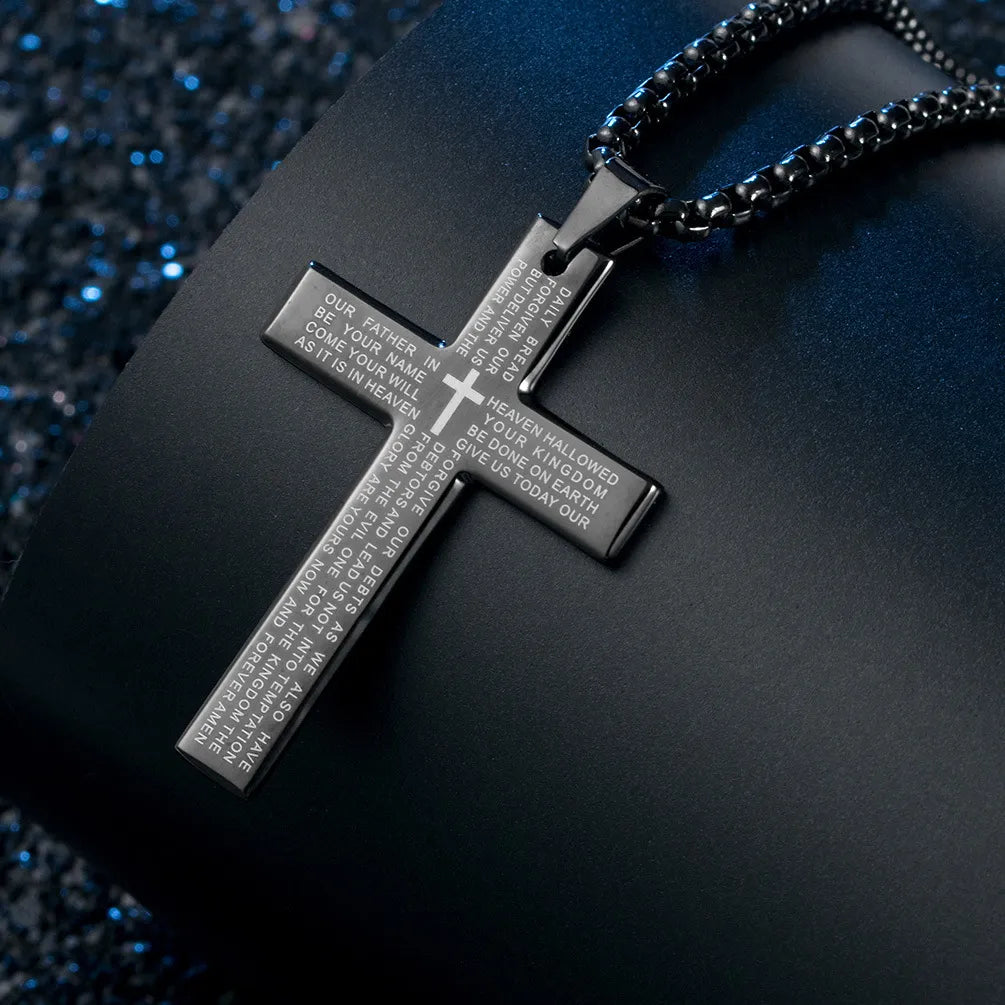 Ketting Large Cross - Voor Mannen